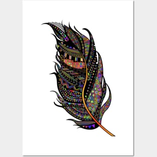 Coloful Feather Posters and Art